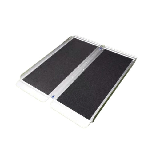 Aluminium Single-Fold Premium Wheelchair Ramp with Carry Bag- 300kg Capacity