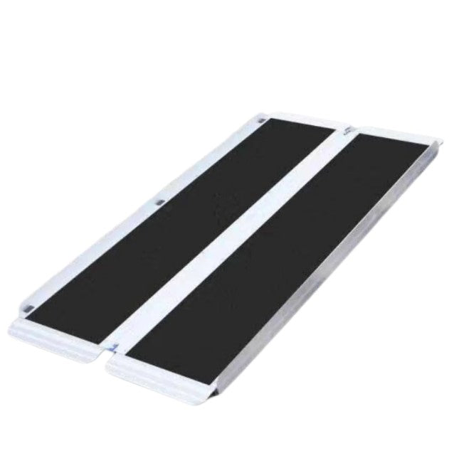 Aluminium Single-Fold Premium Wheelchair Ramp with Carry Bag- 300kg Capacity