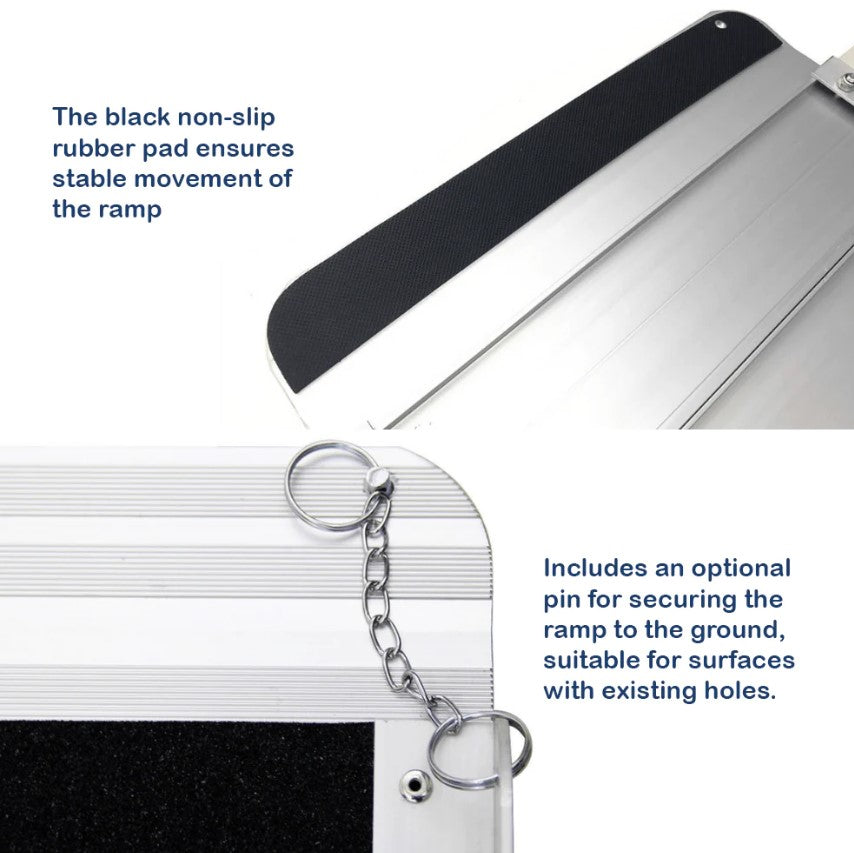 Aluminium Multi-Fold Wheelchair Ramp - 272kg Capacity (Pre-order only)