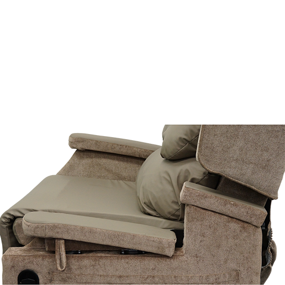CONFIGURA COMFORT | LEFT DROPDOWN ARMREST IN DURATEK