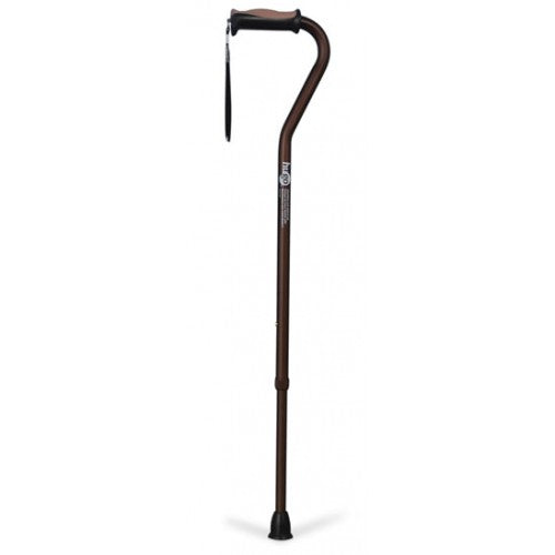 Hugo Offset Cane Handle Cane - Cocoa