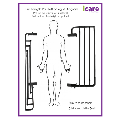 Icare Full Length Bed Rail