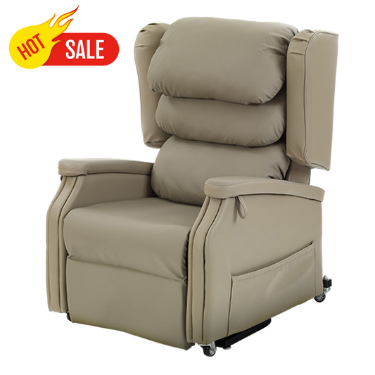 CONFIGURA COMFORT LIFT CHAIR - Beige Vinyl