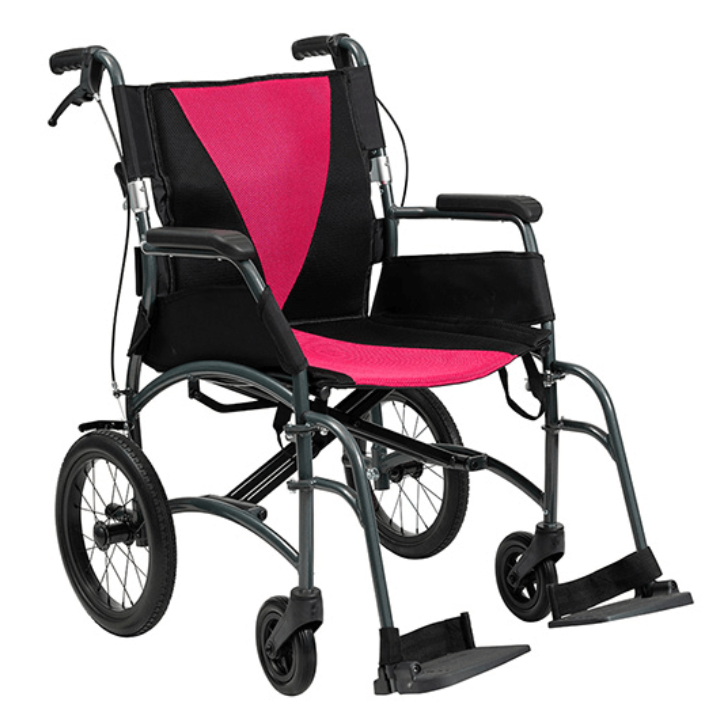 Aspire Vida Folding Manual Wheelchair - Attendant Propelled