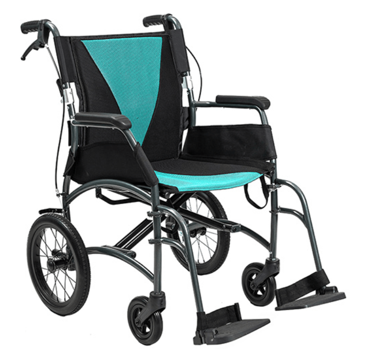 Aspire Vida Folding Manual Wheelchair - Attendant Propelled
