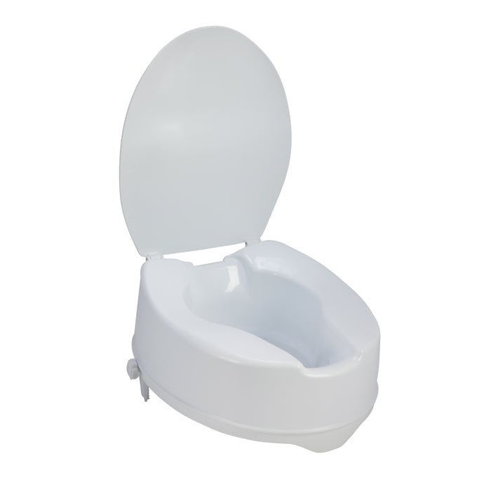 Raised Toilet Seat with lid