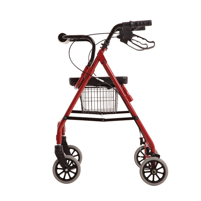 MLE Economy With Care Rollator - 6-inch wheels