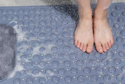 Deluxe Non-Slip Bath & Shower Mat with Massage Zone