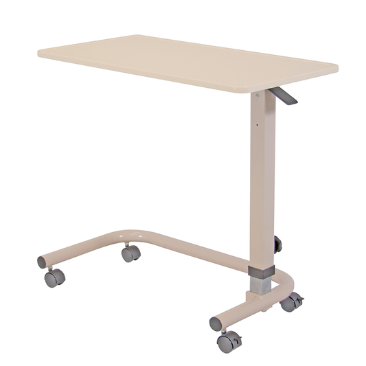 Aspire Overbed Table - Thermoform Recessed Top - Cream