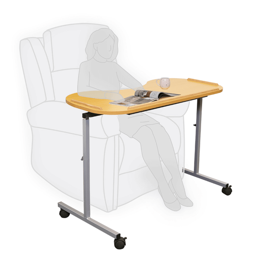 Aspire Overchair Table - Beech Laminate