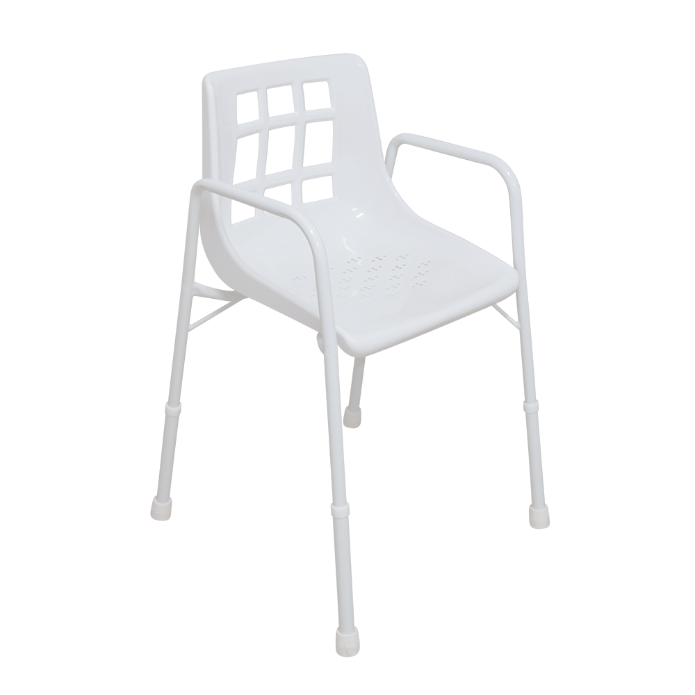 ASPIRE Shower Chair with Arms - Aluminium