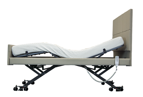 EMPRESA FLOORLINE BED | KING SINGLE, ALEXANDER PADDED FABRIC