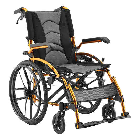 MetroX Folding Wheelchair - SELF PROPELLED