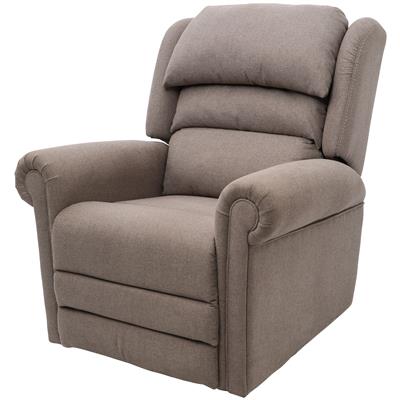 Donatello Petite Lift Recliner-Roll Back Merino Steel