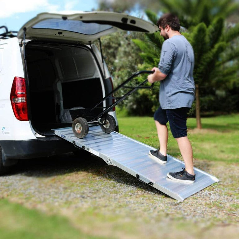 Aluminium Folding Removalist Walk Ramp 400kg - 2.1m Length