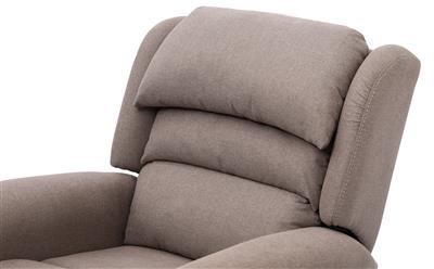 Donatello Petite Lift Recliner-Roll Back Merino Steel