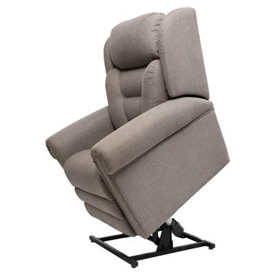 Donatello Lift Recliner - Petite - Lateral Back Merino Steel