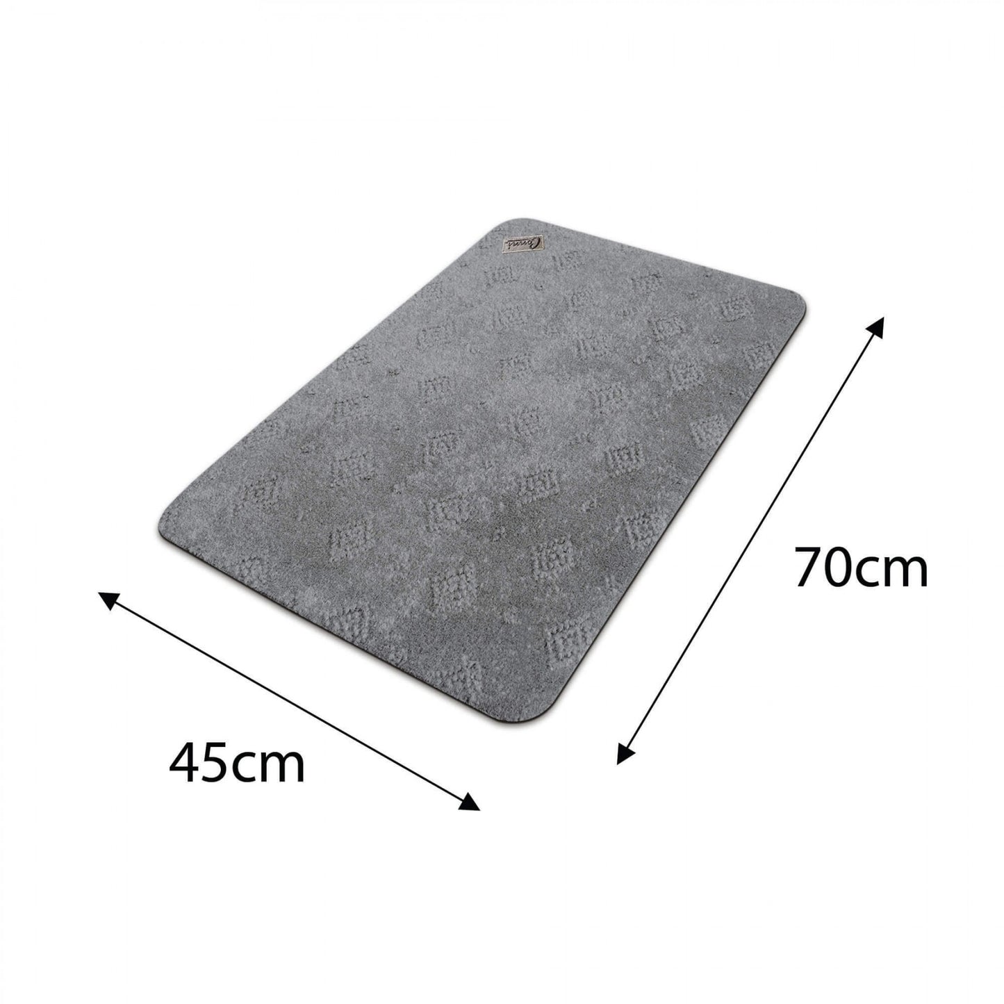 Conni Anti-Slip Floor Mat - Grey (4 Sizes)