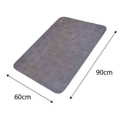 Conni Anti-Slip Floor Mat - Grey (4 Sizes)