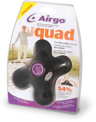 Airgo® MiniQuad 超稳定拐杖头