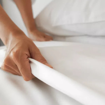 Icare Adjustable Bed Sheet Sets - White