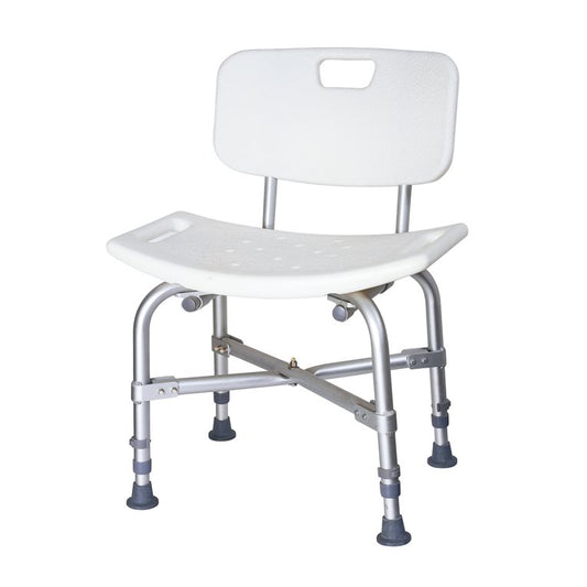 Breezy BasiX Everyday Bariatric Bath Stool Detach Back