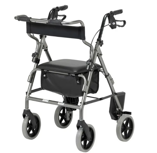 Days 2-in-1 Transit Rollator - Silver