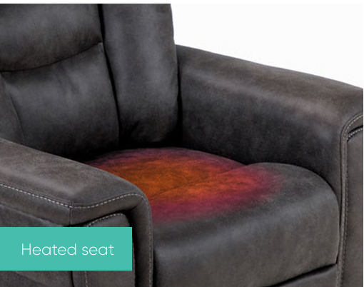 Donatello Plus Lift Recliner - Canyon Steel - 5 Motors - 2 Sizes