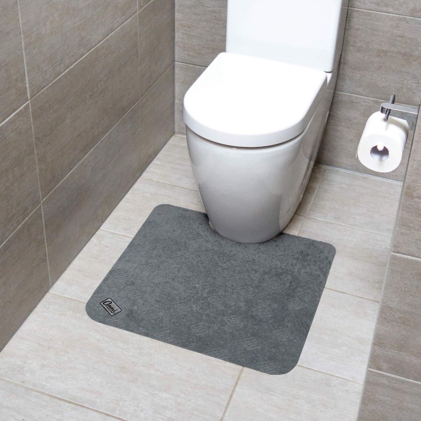 Conni Toilet Floor Mat - Grey 55*60