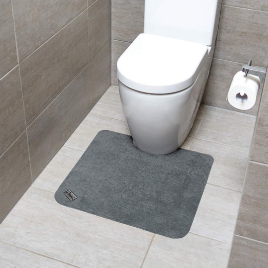 Conni Toilet Floor Mat - Grey 55*60