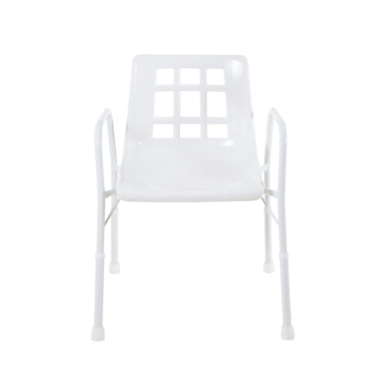 Aspire Shower Chair with Arms - Aluminium / Treated Steel (2 Size)