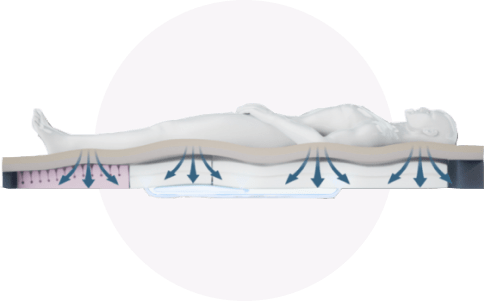 Forte Alaise Hybrid (Pumpless) Static Care Support Surface