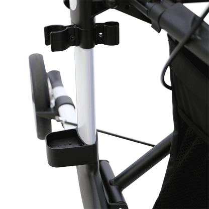 Aspire Vogue Carbon Fibre Seat Walker/Rollator (Short/Medium/Tall)