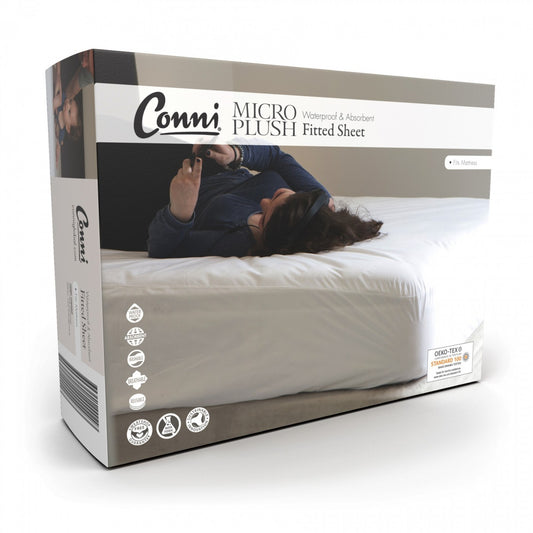 Conni Micro-Plush Waterproof Mattress Protector (King Single 107*203cm)