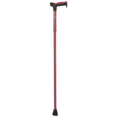 AIRGO COMFORT-PLUS FOLDING CANE - BURGUNDY