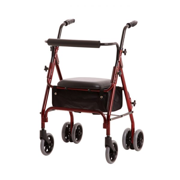 MLE Push Down Brake Deluxe Rollator