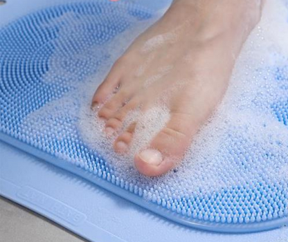 Deluxe Non-Slip Bath & Shower Mat with Massage Zone