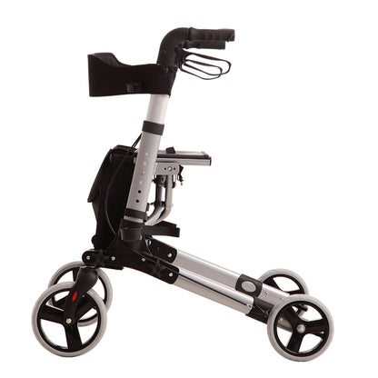 MLE Euro X-Frame Rollator 8-inch wheels