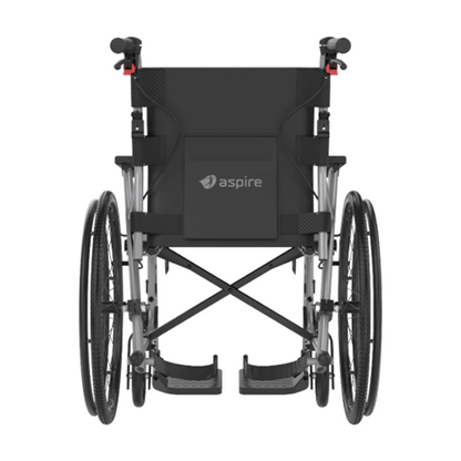 Aspire SOCIALITE Folding Wheelchair - Self Propelled-Red