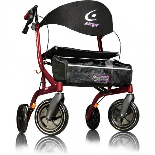 AIRGO EXCURSION ROLLATOR X20 - CRANBERRY