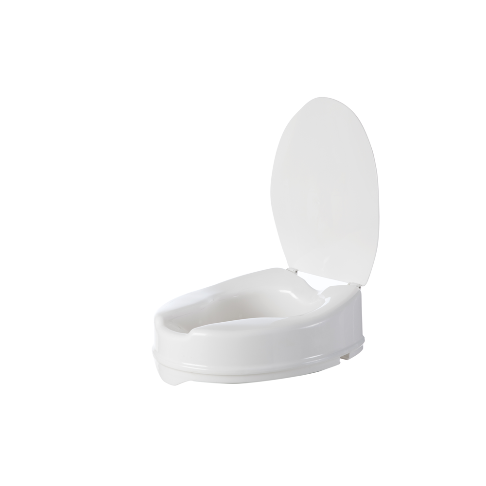 ASPIRE TOILET SEAT RAISER WITH LID