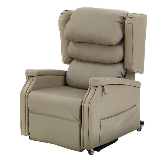 CONFIGURA COMFORT LIFT CHAIR - Beige Vinyl