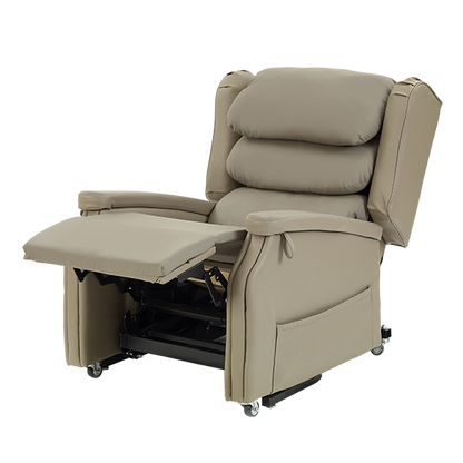 CONFIGURA COMFORT LIFT CHAIR - Beige Vinyl