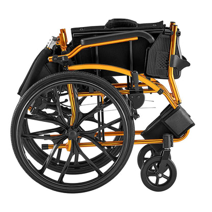 MetroX Folding Wheelchair - SELF PROPELLED