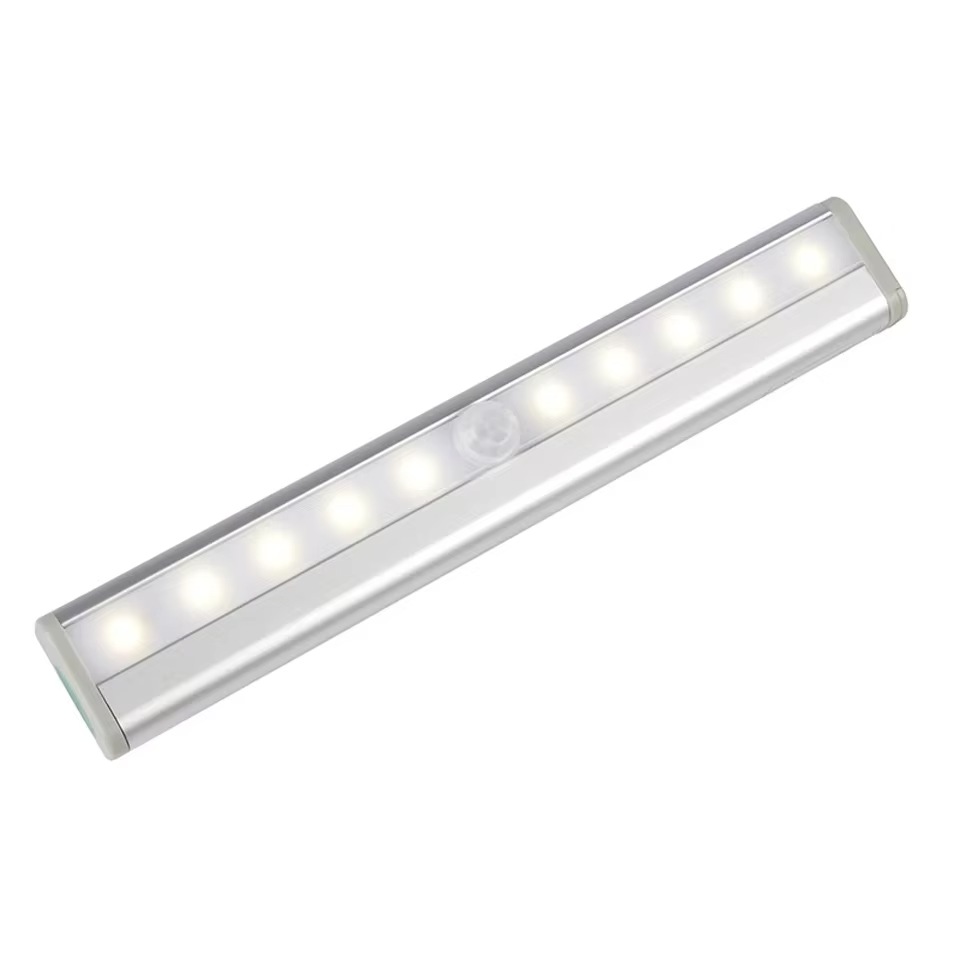 PL-PIR, Portable Strip Light - Motion Detection 10 LED Light, 