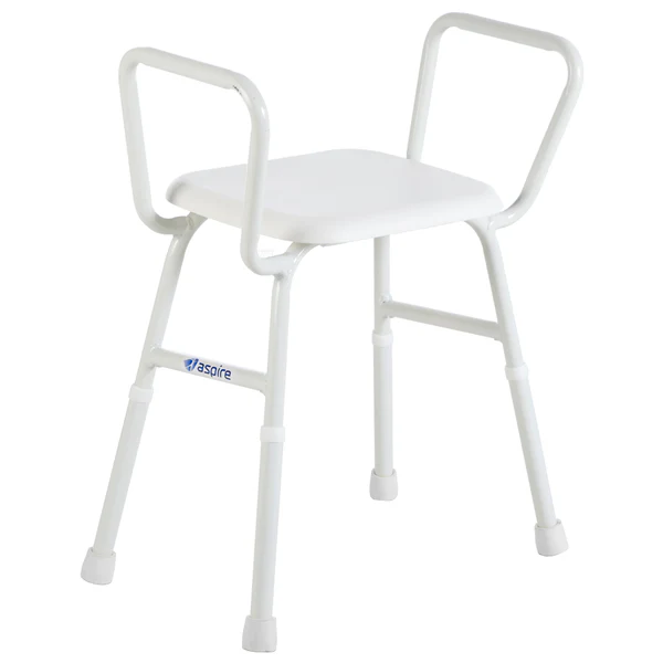 AIBTS119020, Aspire Shower Stool - Padded Seat, 