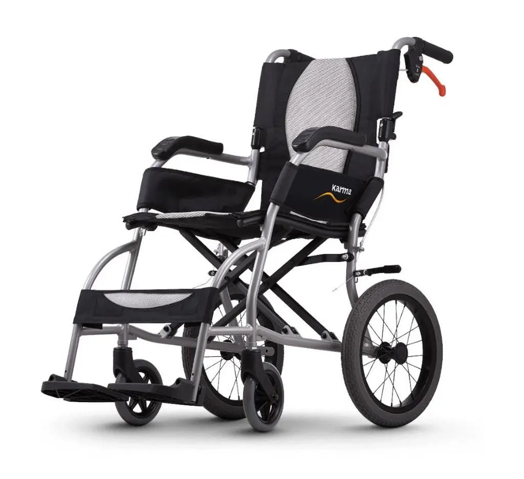 , Karma Ergo Lite Transit Wheelchair 18", 