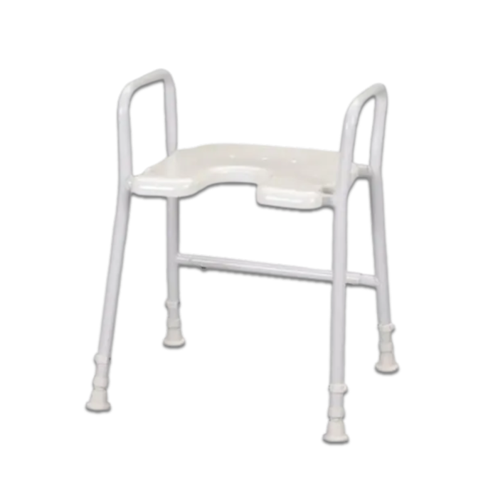 , Days Aluminium Shower Stool with Arms, 